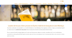 Desktop Screenshot of biere-pression-44.fr